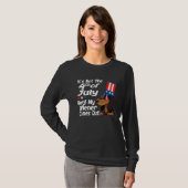 Dachshund Women 4th July Not Party Until Weiner C T-shirt (Voorkant volledig)