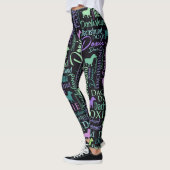 Dachshund Word Art Leggings (Links)