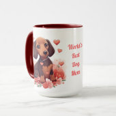 Dachshund World's beste hond mama Mok (Voorkant links)