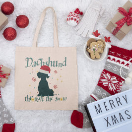 Dachshund Worst Dog Canvas Canvas tas, Doxie Bag Tote Bag