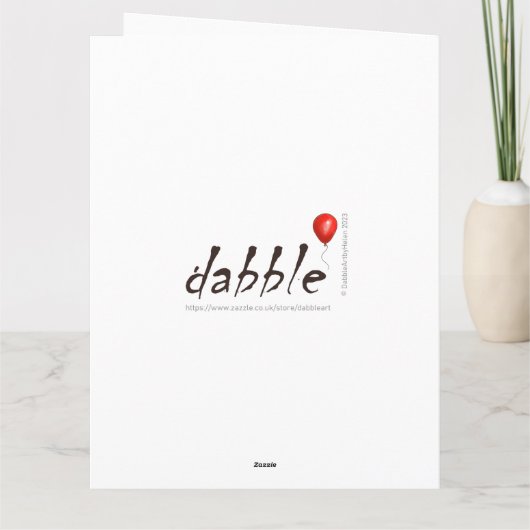 Dachshund, Worst Hond Kerstmis Kaart (Achterkant)