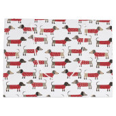 Dachshund Worst Wiener Hondenvakantie Groot Cadeauzakje (Achterkant)