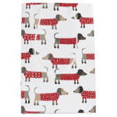 Dachshund Worst Wiener Hondenvakantie Medium Cadeauzakje (Voorkant)