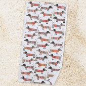 Dachshund worsthond strandlaken