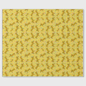 Dachshund Wrapping Paper Cadeaupapier (Vlak)