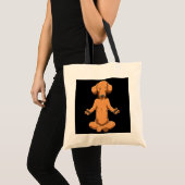 Dachshund Yoga Meditating Dog Tote Bag (Voorkant (product))