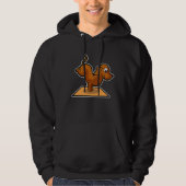 Dachshund Yoga Poses Sport Gymnastics Ohmmm Heartb Hoodie (Voorkant)