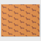 DachshundGlossy inpakpapier, 30 in x 6 ft Cadeaupapier (Vlak)