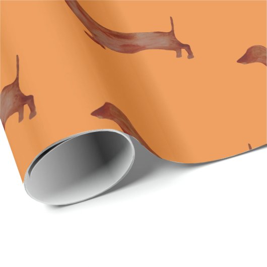 DachshundGlossy inpakpapier, 30 in x 6 ft Cadeaupapier (Rol Hoek)