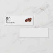 Dachshundnt Mini Visitekaartje (Voorkant / Achterkant)