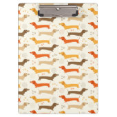 Dachshunds and Polka Dots Clipboard Klembord (Voorkant)