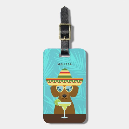 Dachshunds-Bagagelabels Bagagelabel (Voorkant verticaal)