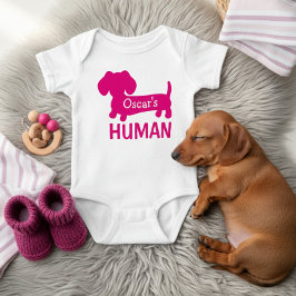 Dachshund's beste gepersonaliseerde mens romper