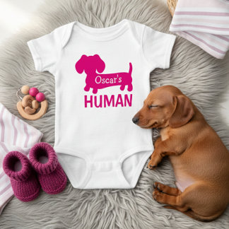 Dachshund's beste gepersonaliseerde mens romper
