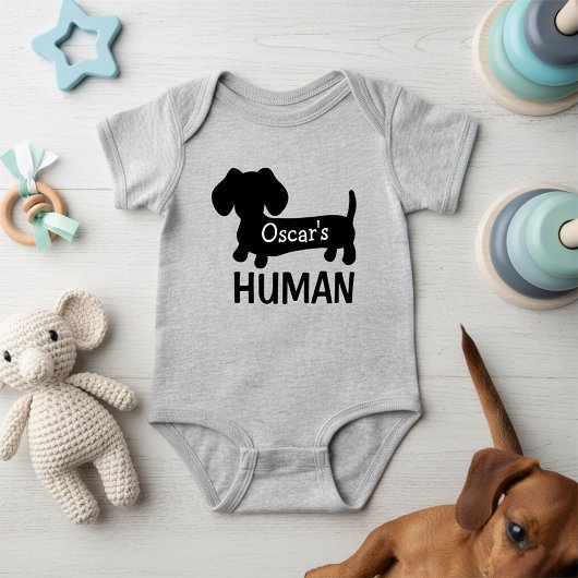 Dachshund's beste gepersonaliseerde mens romper
