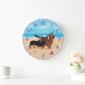 Dachshunds bij Beach Grote Klok (Huis)