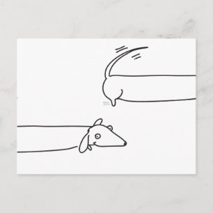 Dachshunds! Briefkaart