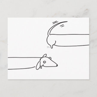 Dachshunds! Briefkaart