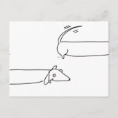 Dachshunds! Briefkaart (Voorkant)