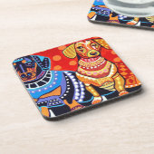 Dachshunds by Heather Galler Drankjes Onderzetter (Linkerzijde)