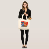 Dachshunds by Heather Galler Grote Tote Bag (Voorkant (model))