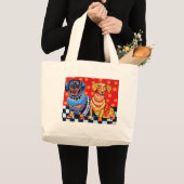Dachshunds by Heather Galler Grote Tote Bag (Voorkant (product))