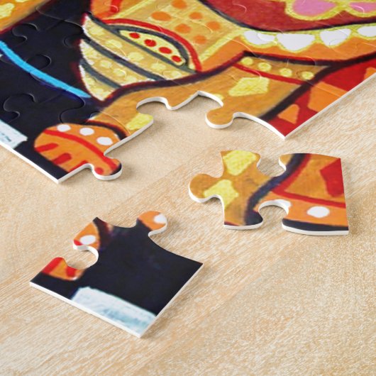 Dachshunds by Heather Galler Legpuzzel (Zijkant)