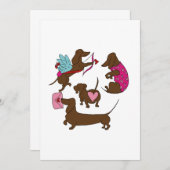 DACHSHUNDS CUPID  ADVIESKAART (Voorkant / Achterkant)