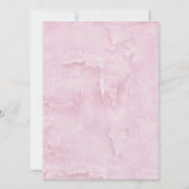 Dachshunds Custom Pink Weddenschap Kaart (Achterkant)