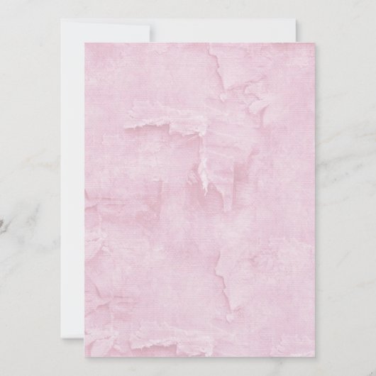 Dachshunds Custom Pink Weddenschap Kaart (Achterkant)