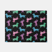 Dachshunds Doormat Cute Pattern Deurmat (Voorkant)