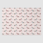 Dachshunds en harten tissuepapier (Voorkant)