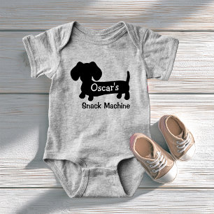 Dachshund's gepersonaliseerde snackmachine romper