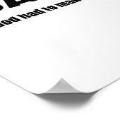 Dachshunds - God maakte hen extra lang Poster (Hoek)