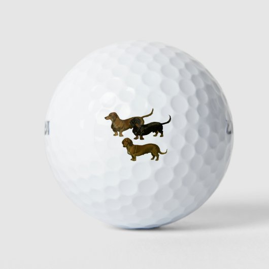 Dachshunds Golfballen (Voorkant)
