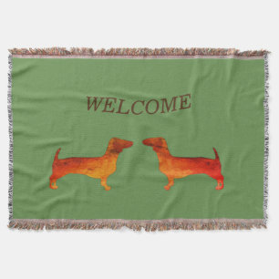 Dachshunds Honden Welkom Deken