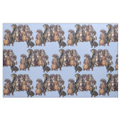 Dachshunds in Blue Stof (Fat Quarter)