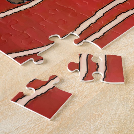 Dachshunds in Flowers Legpuzzel (Zijkant)