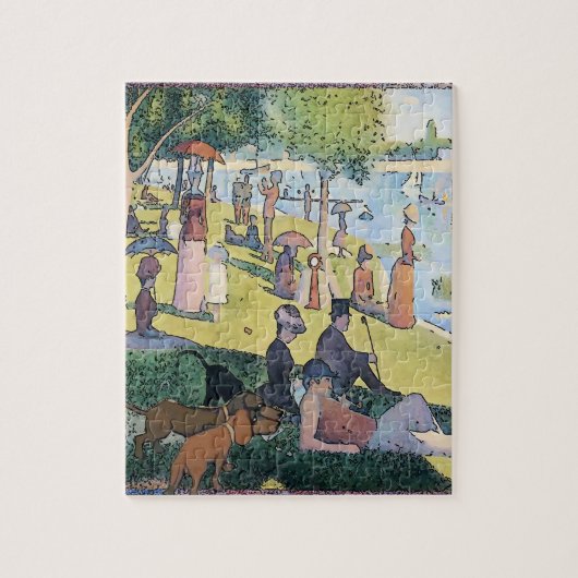 Dachshunds in Picnic Matisse-stijl Legpuzzel (Verticaal)