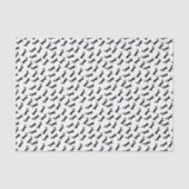 Dachshunds in zwart-wit tissuepapier (Voorkant)