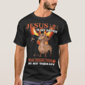 Dachshunds Jesus T-shirt (Voorkant)