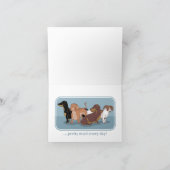 Dachshunds Kaart (Binnen)