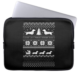 Dachshunds Kerstmis Laptop Sleeve