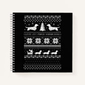 Dachshunds Kerstmis Notitieboek (Voorkant)