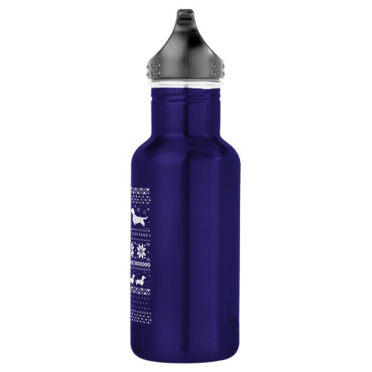 Dachshunds Kerstmis Waterfles (Rechts)