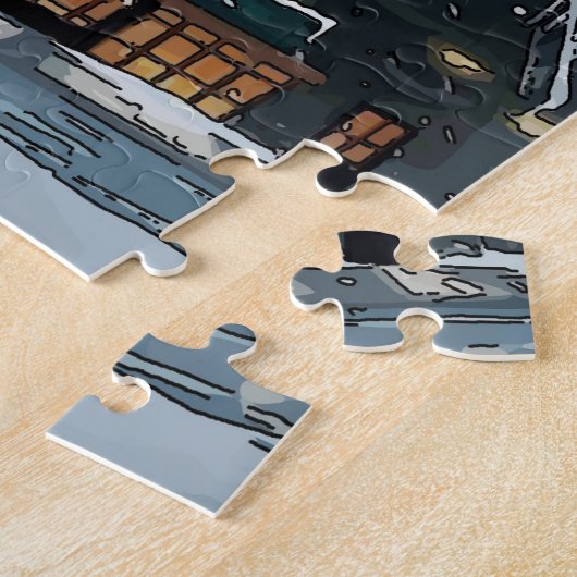 Dachshunds Kerststijl Legpuzzel (Zijkant)