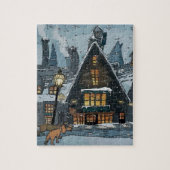 Dachshunds Kerststijl Legpuzzel (Verticaal)