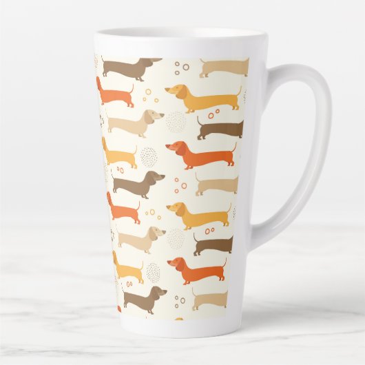 Dachshunds Latte Mok (Rechts)