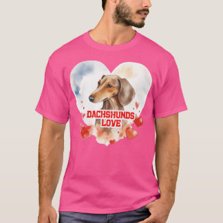 Dachshunds Liefde 2 T-shirt