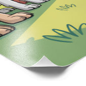 Dachshunds Little Dog, Big Attitude Foto Afdruk (Hoek)